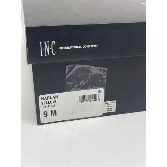 Inc International Concepts Men's Court Sneakers - Yellow 9M - Picture 6 of 7